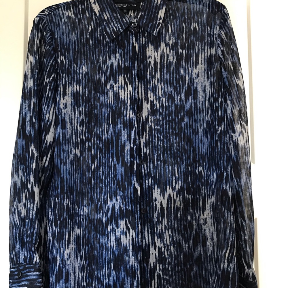 Jones New York button down blouse - Picture 3 of 4